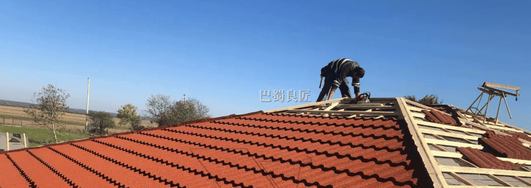 彩石金属瓦vs普通瓦片